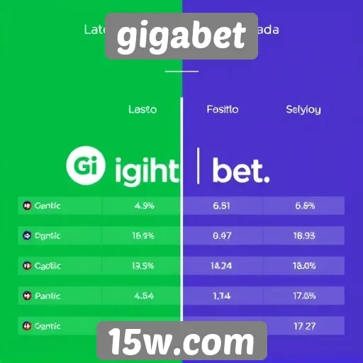 Comparativo entre gigabet e concorrentes do mercado