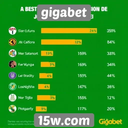 Estatísticas de jogadores no site gigabet